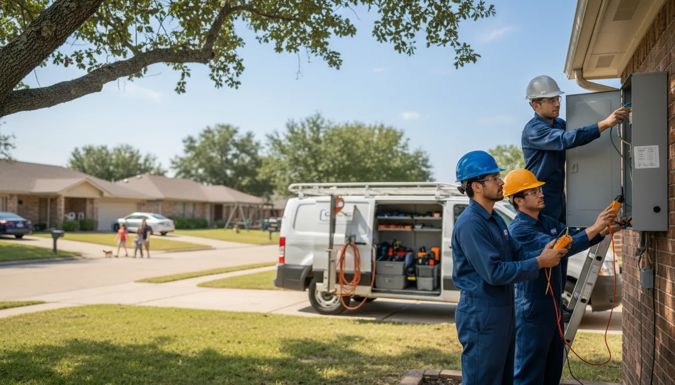 Certified electrician providing emergency electrical services in Battery Park, VA